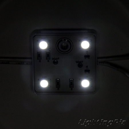 채널사인용 LED 4구 정사각 모듈 백색(KS) 0.96W 50개