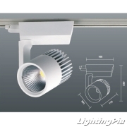 Z307 LED SLM(COB) 3000lm, 30W 레일등 백색/흑색