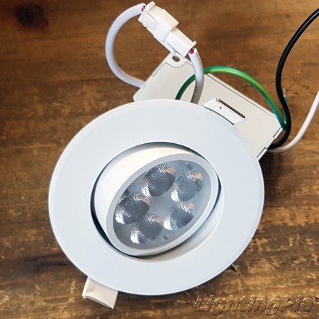 LED 3인치 직회전매입등기구 5W(할로겐 45W 밝기)(타공 75mm) KS