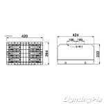 new LED 150W 주유소/주차장등(SMPS타입) KS품