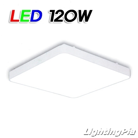 모던 심플 통 거실등 LED 120W(W650mm) 화이트/블랙