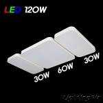 모던 심플 거실등 LED 120W(1+2+1 W990mm) 화이트/블랙