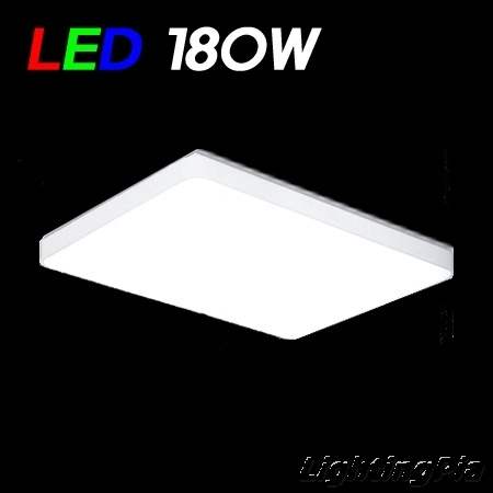 모던 심플 통 거실등 LED 180W(W900mm) 화이트/블랙