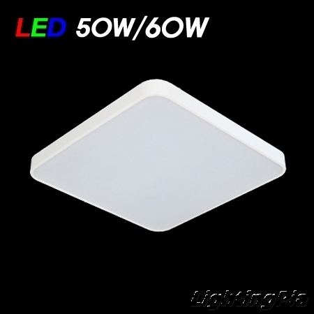 모던 심플 방등 LED 50W/60W(W500mm) 화이트/블랙