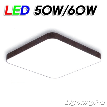 모던 심플 방등 LED 50W/60W(W500mm) 화이트/블랙