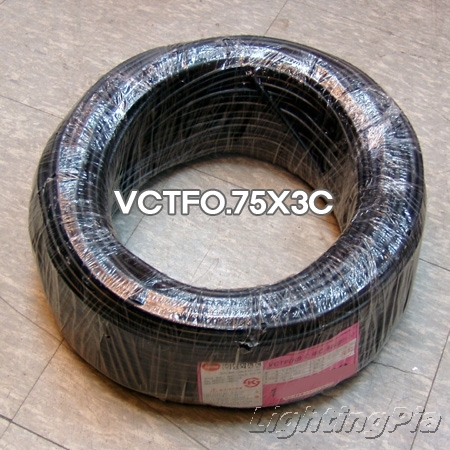 VCTF(충진형원형 전선) IEC 0.75SqX3C 10M