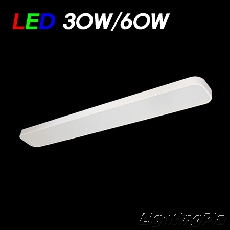 모던 심플 주방등 LED 30W(L950mm)/60W(L1185mm) 화이트/블랙