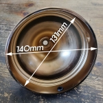 신주브론즈 스탠드 받침(Lamp Base Φ140XH88mm/107g) 주로 관절스탠드 받침으로 사용