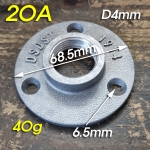 알루미늄합금 3/4인치 3홀 후렌치(후렌지 20A)-파이프조명/파이프인테리어,Floor Flange