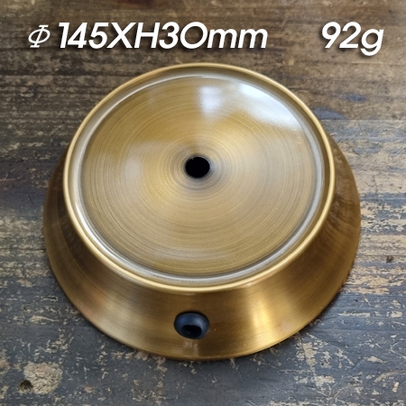 신주브론즈도금 스탠드 받침(Lamp Base Φ145XH30mm/92g)