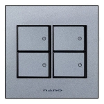 나노 아트2 펄그레이 4구 스위치