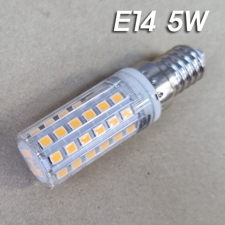 E14 220V LED 스틱 5W(백열램프 50W 밝기)-에너지 효율등급 1등급
