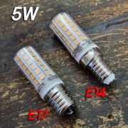 E14/E17 220V LED 스틱 5W(백열램프 50W 밝기)-에너지 효율등급 1등급