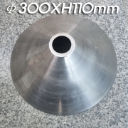 시보리작업을 한 철갓(Φ300*H110mm 끝단 작업 추가한 주문제작품) 소켓홀 Φ45mm 0.7T