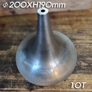시보리작업을 한 나팔 철갓(Φ200XH190mm 주문제작품) 1.0T