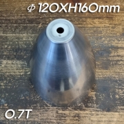 시보리작업을 한 철갓(Φ120XH160mm 주문제작품) 0.7T