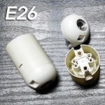 이태리 E26 등기구/스탠드 백색 민자 사출소켓 A800