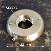 M10X1山 신주 원형 링 너트(Φ22*H6mm)