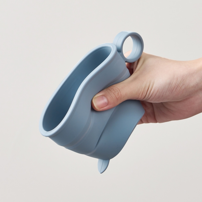 여행용 접이식 실리콘 컵 300ml