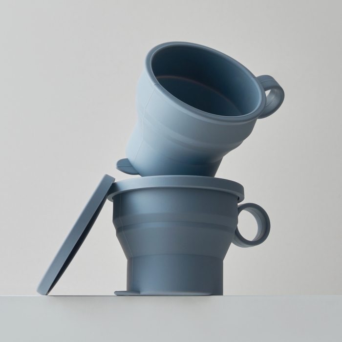 여행용 접이식 실리콘 컵 300ml