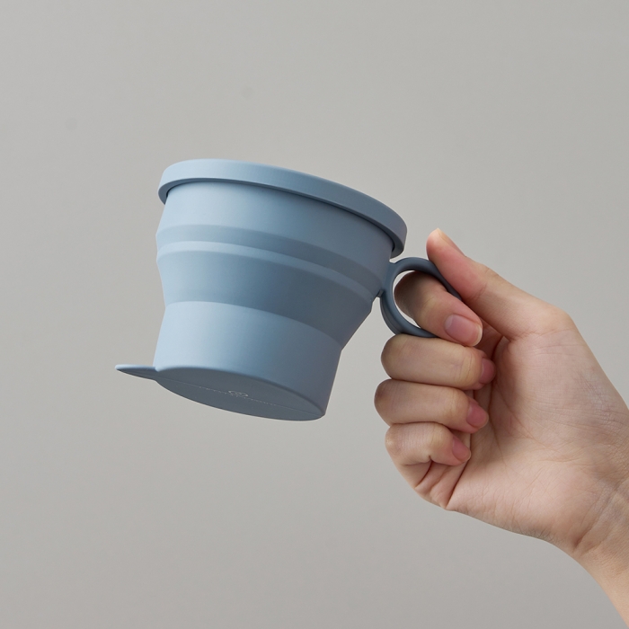 여행용 접이식 실리콘 컵 300ml