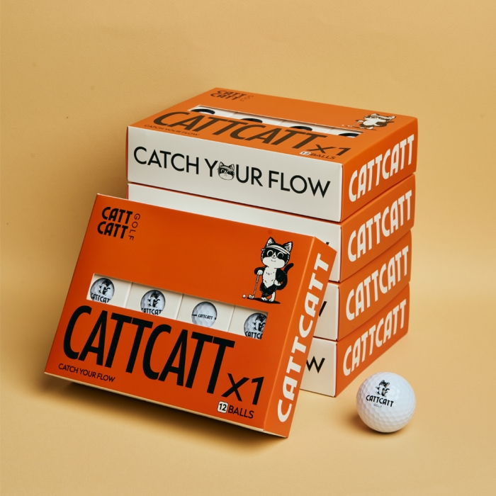 캣캣 X1 2피스 골프공 1DZ 12개입