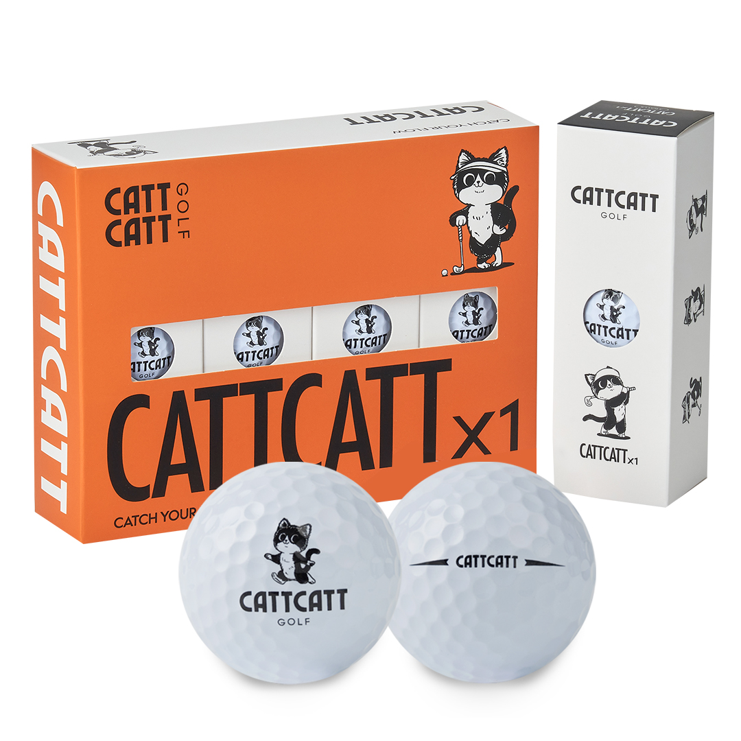 캣캣 X1 2피스 골프공 1DZ 12개입