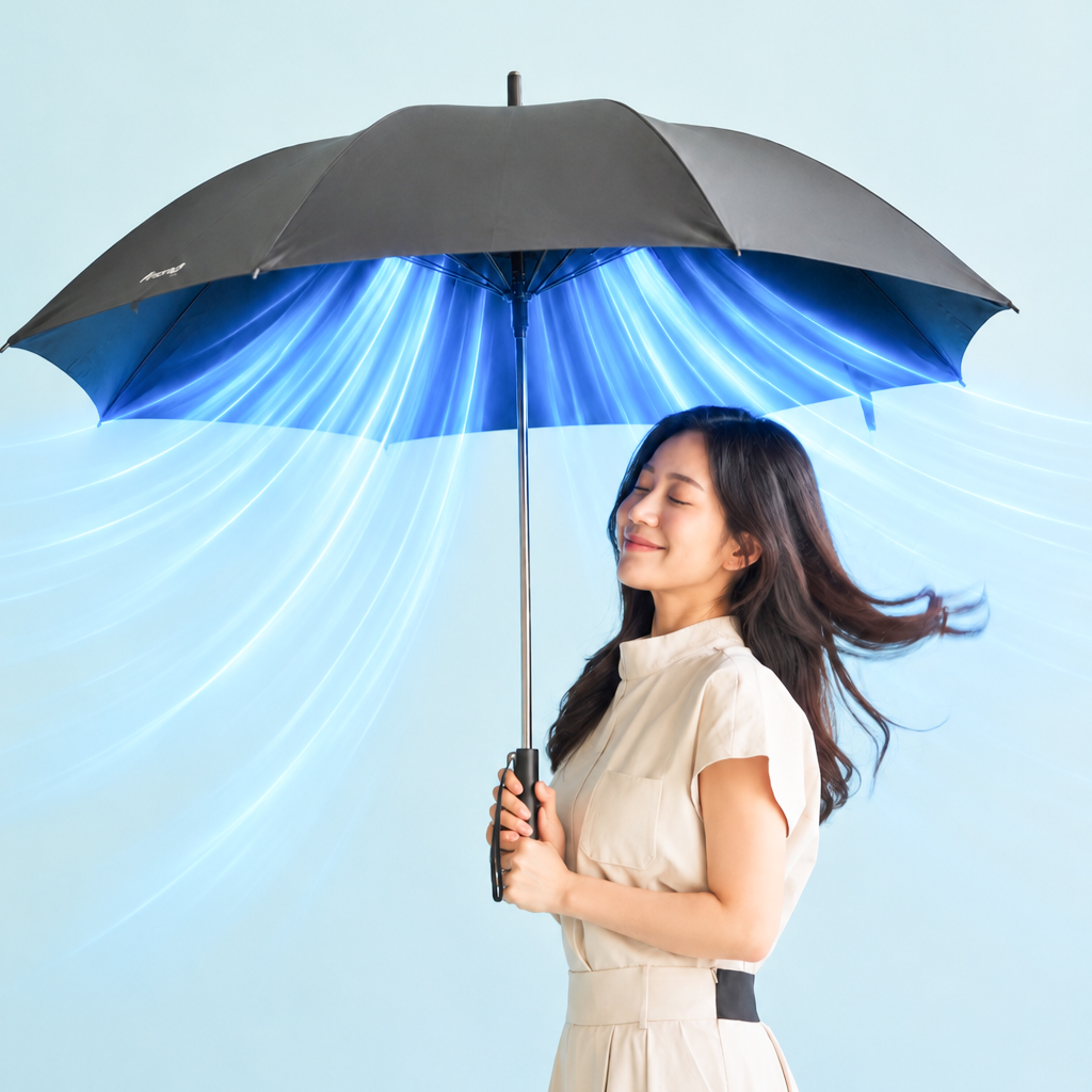 UV차단 선풍기 우양산