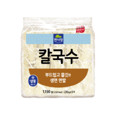 면사랑 칼국수 1.15KG (230G X 5개)