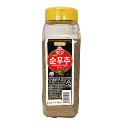 오뚜기 오쉐프 순후추 450G