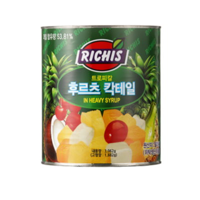 동서 리치스 후르츠 칵테일 3KG