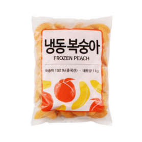 냉동 복숭아 슬라이스(중국산) 1KG