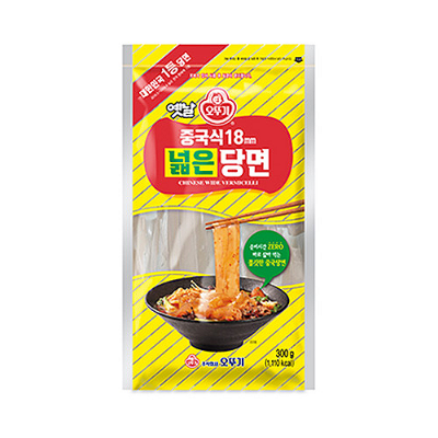 오뚜기 중국식 18mm 넓적당면 300G