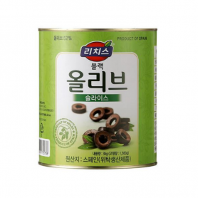 리치스 블랙올리브 슬라이스 3KG