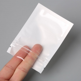 포장 진열용 반투명 화이트 지퍼백 7x10cm