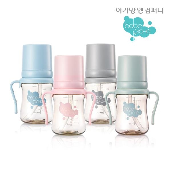 [베베리쉬]PPSU 빨대컵 200ml(GREY,BLUE,MINT,PINK)_77M082419