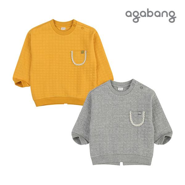 [아가방 겨울]보들보들 삼중지티셔츠(M/GREY,YELLOW)_01N751001