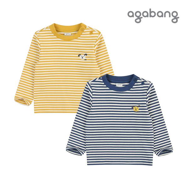 [아가방 겨울]도톰짱짱 슬림티셔츠(NAVY,YELLOW)_01N751004