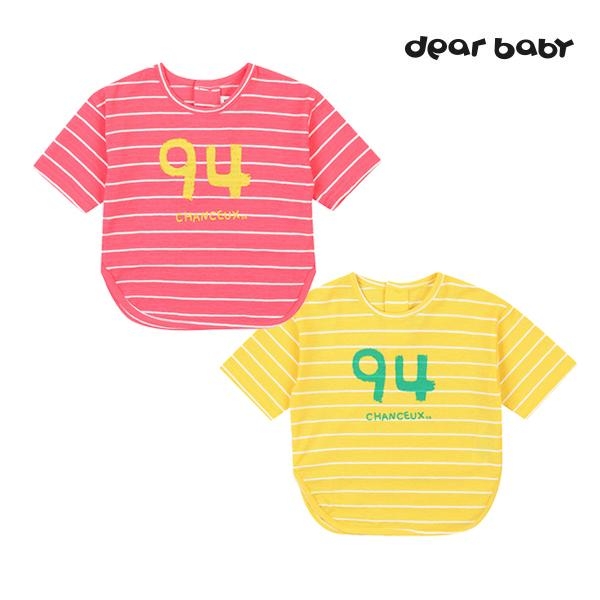 [디어베이비 여름]썸머라운드티셔츠(PINK,YELLOW)_02N351006