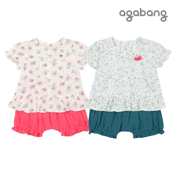 [아가방 여름]린플라워블루머상하(GREEN,PINK)_01O323055