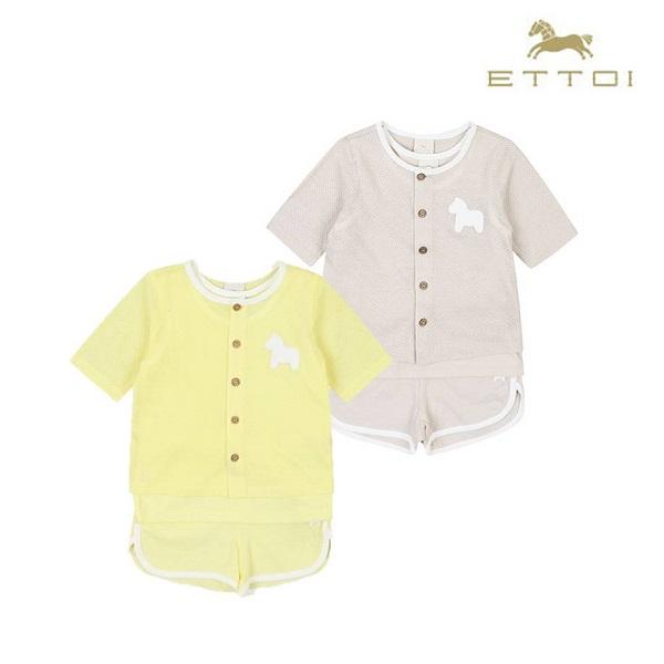 [에뜨와 여름]조 3SET 상하(L/BEIGE,L/YELLOW)_07O353002