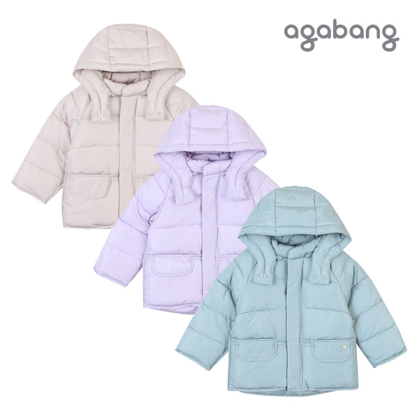 [아가방 겨울]티티소프트웰론점퍼(BEIGE,I/BLUE,L/PURPLE)_01O755004