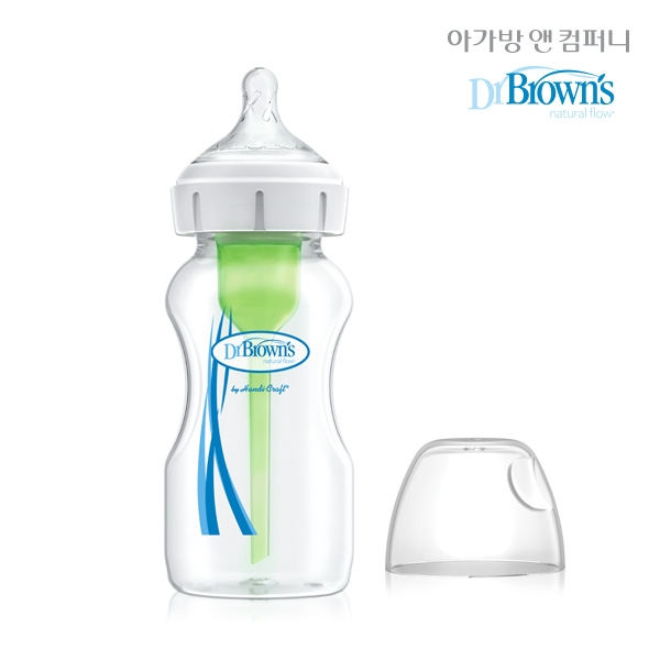 [닥터브라운]와이드넥 옵션스플러스 PP젖병 150ml(2개입)_77M08200804