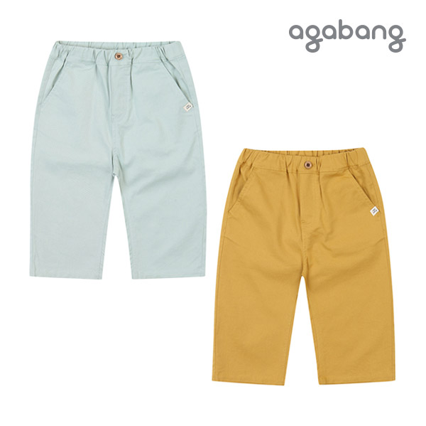 [아가방 봄]주니우븐일자바지(MINT,YELLOW)_01P152002