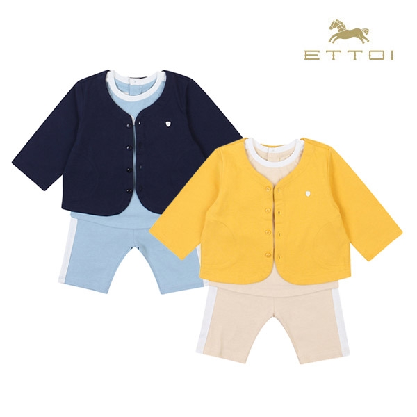 [에뜨와 여름]콜린트랙3PCS(NAVY,YELLOW)_07P353251