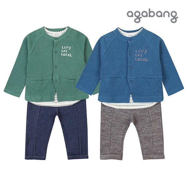 [아가방]렛츠로컬3PCS(BLUE,GREEN)_01M123206