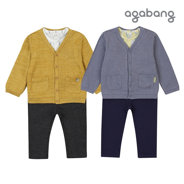 [아가방]폴정장가디건3pcs(BLUE,YELLOW)_01M123202