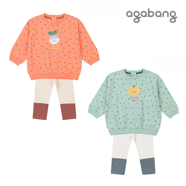 [아가방 가을]러브루팡롱티상하(GREEN,ORANGE)_01P553002