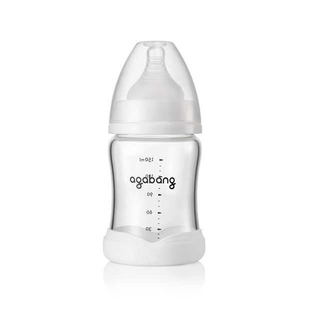 [아가방 안심수유]리뉴얼 유리젖병 150ml (노꼭지)_01O082006