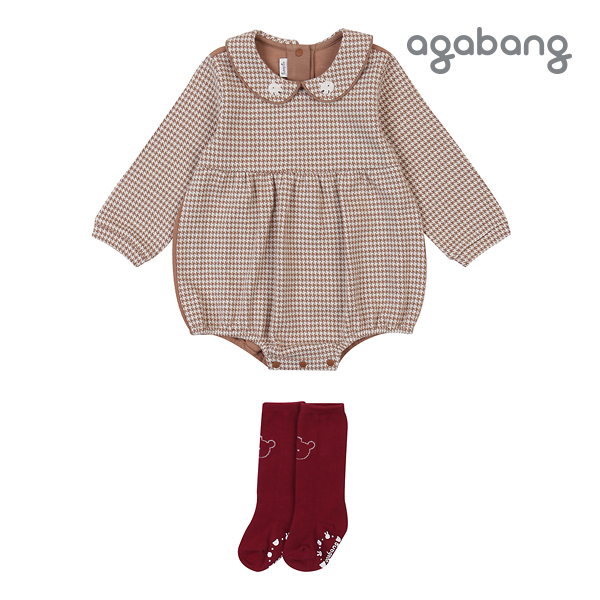 [아가방 가을]위드고미바디수트(양말)(BEIGE)_01P52790221